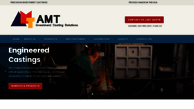 What Amtcastings.com website looked like in 2023 (This year)