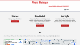 What Aleynabilgisayar.com website looked like in 2023 (This year)