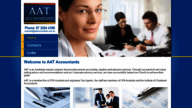 What Aataccountants.com.au website looked like in 2023 (This year)