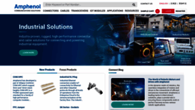 What Amphenol-cs.com website looked like in 2023 (This year)