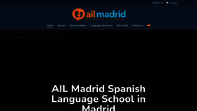 What Ailmadrid.com website looked like in 2023 (This year)