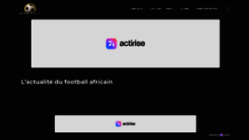 What Afrik-foot.com website looked like in 2023 (This year)