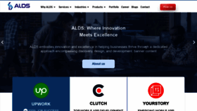 What Aladinntech.com website looked like in 2023 (This year)