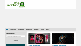 What Artereciclada.com.br website looked like in 2023 (1 year ago)
