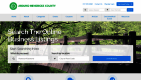 What Aroundhendrickscounty.com website looked like in 2023 (This year)