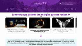 What Astrocentro.com website looked like in 2023 (This year)