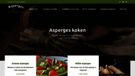 What Aspergeskoken.info website looked like in 2023 (This year)