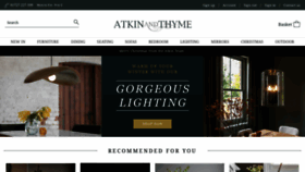 What Atkinandthyme.co.uk website looked like in 2023 (2 years ago)