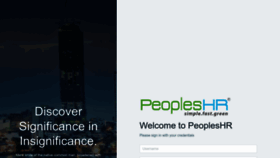 What Alliancefinance.peopleshr.com website looked like in 2023 (This year)