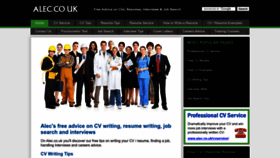 What Alec.co.uk website looked like in 2023 (This year)