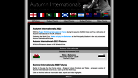What Autumn-internationals.co.uk website looked like in 2023 (This year)