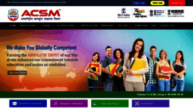 What Acsmindia.com website looked like in 2023 (This year)