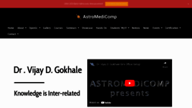 What Astromedicomp.org website looked like in 2023 (This year)