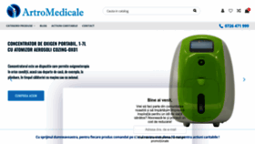 What Artromedicale.ro website looked like in 2023 (This year)