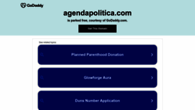 What Agendapolitica.com website looked like in 2023 (This year)