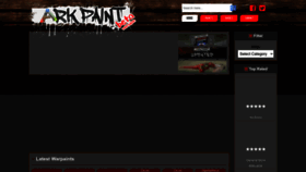 What Arkpaint.com website looked like in 2023 (This year)