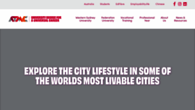 What Atmc.edu.au website looked like in 2023 (2 years ago)