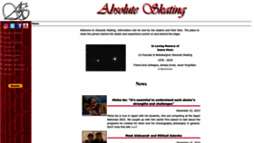What Absoluteskating.com website looked like in 2023 (This year)