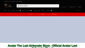 What Avatarthelastairbender.store website looked like in 2023 (This year)