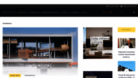 What Architektura.info website looked like in 2023 (This year)
