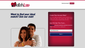 What Au.matchluv.com website looked like in 2023 (This year)