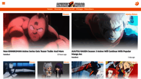 What Animemojo.com website looked like in 2023 (This year)