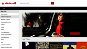 What Audiobooks.net website looked like in 2023 (2 years ago)