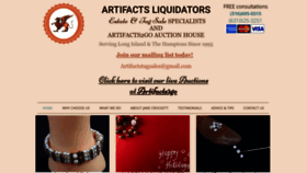 What Artifactsli.com website looked like in 2024 (1 year ago)