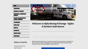 What Alphamovingutah.com website looks like in 2024 