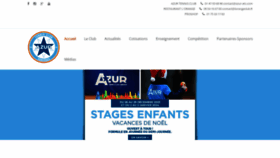 What Azur-tennis-club-asnieres.com website looks like in 2024 