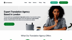 What Avo-translations.co.uk website looks like in 2024 