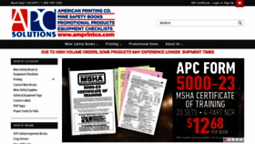 What Amprintco.com website looks like in 2024 