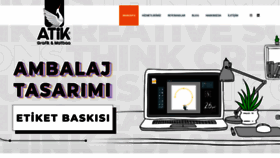 What Atikgrafik.com website looked like in 2024 (1 year ago)