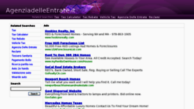 What Agenziadelleentrate.it website looked like in 2011 (12 years ago)