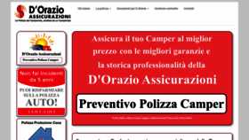 What Assicurazionecamperdorazio.it website looks like in 2024 