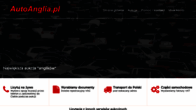 What Autoanglia.pl website looks like in 2024 