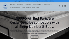 What Airbedpros.com website looks like in 2024 