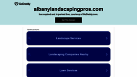 What Albanylandscapingpros.com website looks like in 2024 