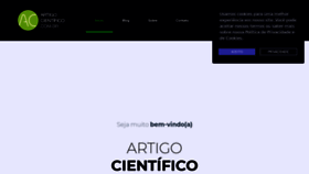 What Artigocientifico.com.br website looks like in 2024 
