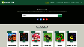 What Apkbark.com website looks like in 2024 