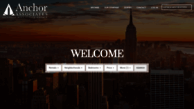 What Anchornyc.com website looks like in 2024 