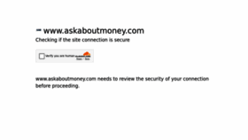 What Askaboutmoney.com website looks like in 2024 