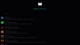 What Applibrary.org website looks like in 2024 