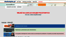 What Alegolebie.pl website looks like in 2024 