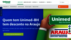 What Acoesunimedbh.com.br website looks like in 2024 