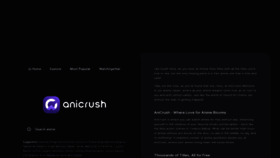 What Anicrush.to website looks like in 2024 