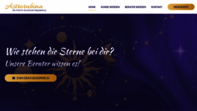 What Astrorubina.de website looks like in 2024 