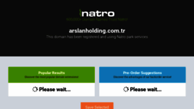 What Arslanholding.com.tr website looked like in 2024 (1 year ago)