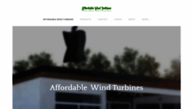 What Affordablewindturbines.com website looks like in 2024 