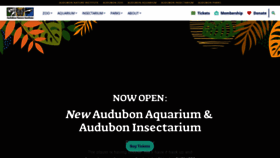 What Audubonnatureinstitute.org website looks like in 2024 